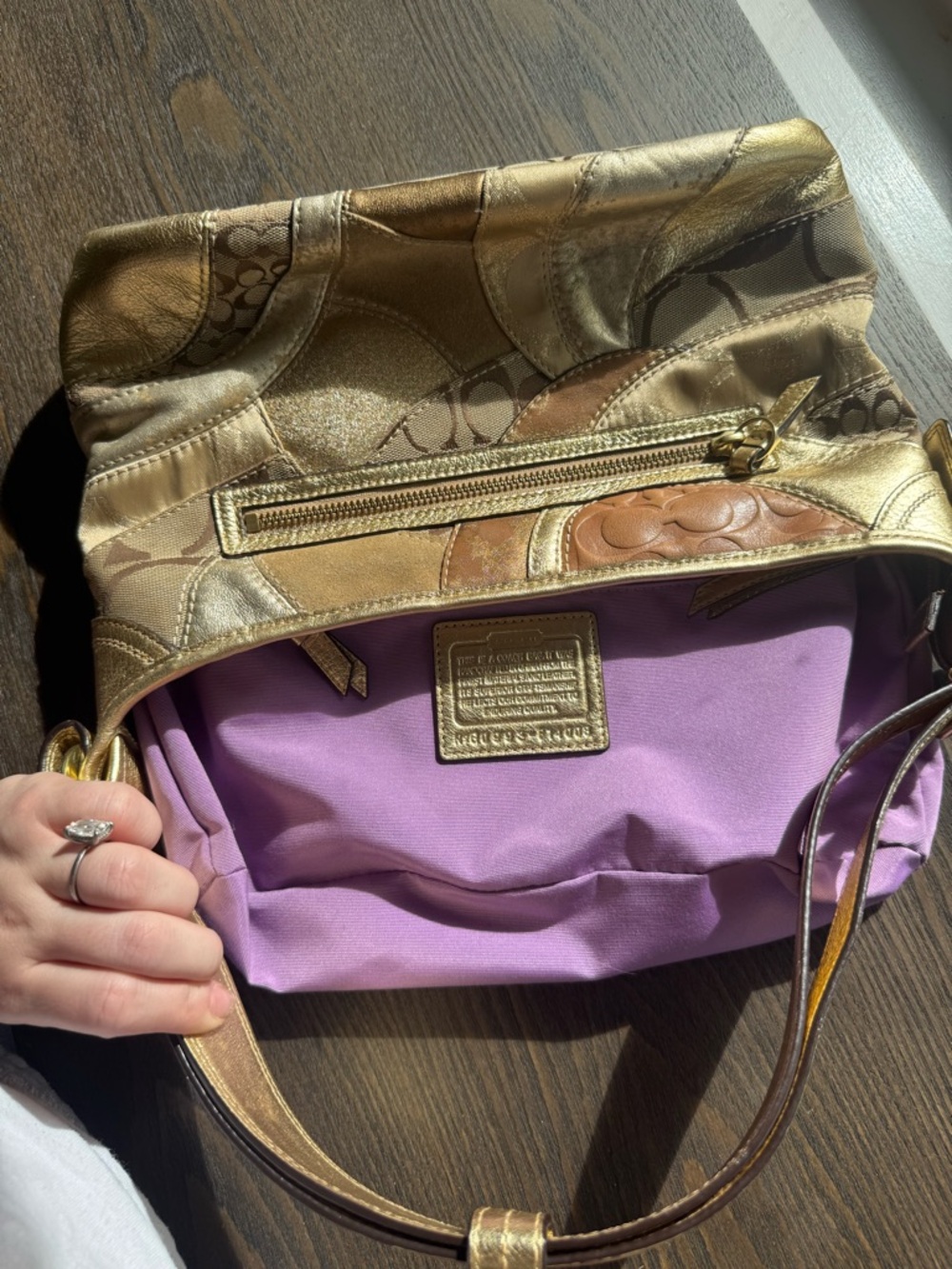 Patchwork Coach Carly Bag - Picture 10 of 10